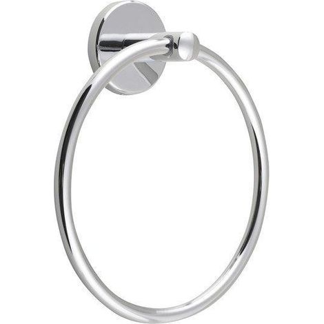 SAMBA porte-serviettes cercle, chromé (1/3)