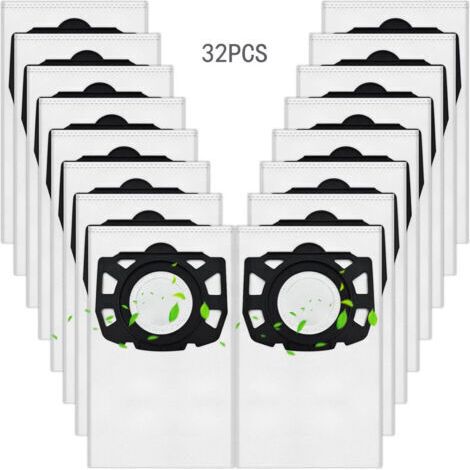 Sac Aspirateur Kärcher, Compatibles avec WD4, WD5, WD6, WD5P, WD6P, MV 4, MV 5, MV 6 Filtration Haute Efficacité, Étanchéité Anti-Poussière, Compatible avec Kärcher 2.863-006.0 (32) (1/5)