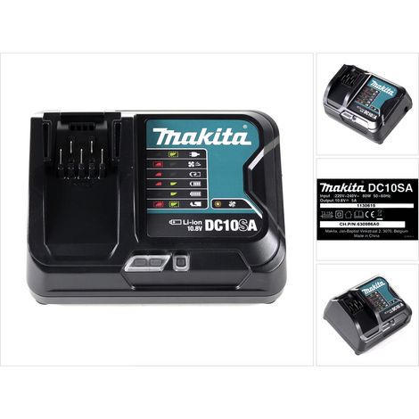 Makita DC10SA DC10SB 10.8v 12v CXT 22 Minute Fast Slide Battery Charger (1/5)