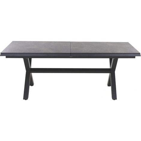 Siena Garden Sincro Dining Tisch, ausziehbar – 200/260 x 100 cm, Aluminium (matt anthrazit) & HPL T (1/5)