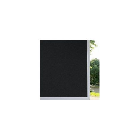 Sichtschutzfolie, schwarze Fensterfolie 445 x 200 cm, elektrostatische Fensterfolie, mattierte, UV-beständige, blickdichte Fensterfolie für Büro und Zuhause (1/5)
