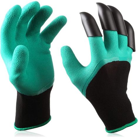 Gardening Gloves with Claws, Waterproof and Breathable, Digging and Planting Gloves, Thorn Resistant, Gardening Gifts for Men and Women (1/4)