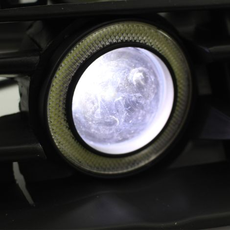 Feux antibrouillard à LED, grille de pare-chocs avant, feux de jour (DRL), pièce de rechange pour VW Jetta Bora Mk4 99-04 (1/5)