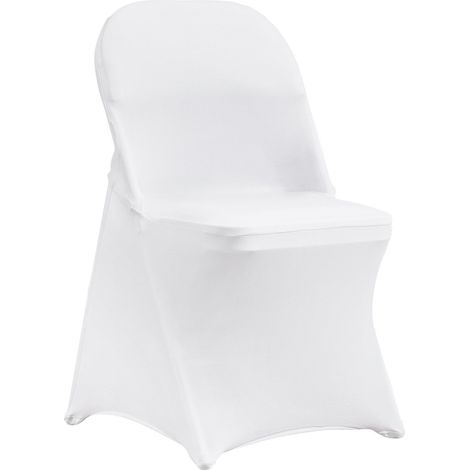 Housses de chaises pliantes extensibles en spandex, housses de chaises universelles, housses de protection amovibles et lavables, pour mariages, vacances, banquets, fêtes, célébrations, repas (30 pièc (1/5)