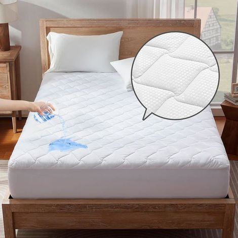 Surmatelas Blanc,180X200X38Cm[CA26] (1/5)