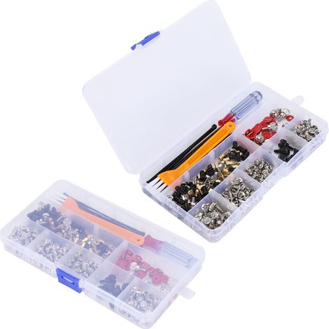 Assortiment de 330 vis de rechange pour ordinateur, carte mère, châssis, ventilateur et tablette (1/5)