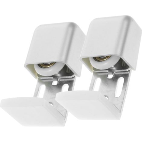 2 pièces guide inférieur pour porte coulissante, argenté (1/5)