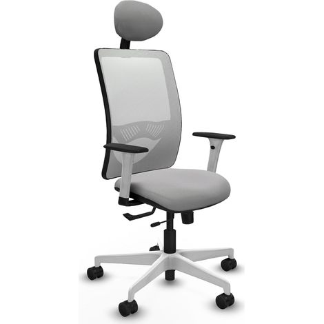 Silla de oficina piqueras y crespo Silla Zulema blanco ajustable cómoda (1/2)