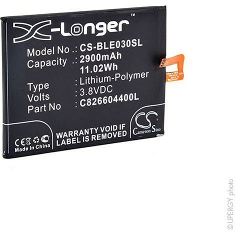 NX - Batterie téléphone, smartphone, GSM pour Blu 3.8V 2900mAh - C826604400L (1/4)