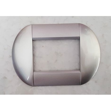 Trade Shop - PLATTE PLATTEN PLATTEN KOMPATIBEL MIT LIVING INTERNATIONAL LIGHT BOWLED BTICINO - Satiniertes Chrom