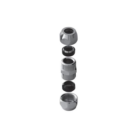 GS 1616 Rohrkupplung 3/8" für 10mm Rohr
