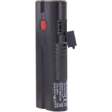 Xanlite 800 lm 80 m Schwarze wiederaufladbare Arbeitsleuchte SANS MARQUE