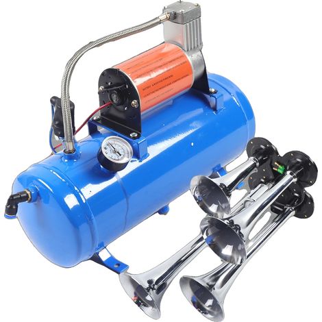 Système de Compresseur d'Air, Pression Max de 150 PSI, Capacité du Réservoir de 6L, Tension de 12V CC, Courant de 23A, Dimensions Compactes (1/5)