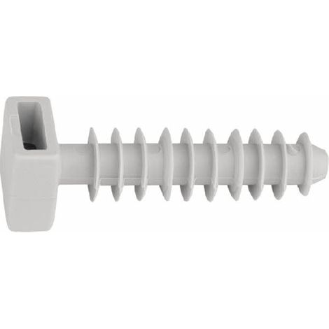 Gurtspanner Grau - Nylon Ø8 - Packung mit 100 (1/2)