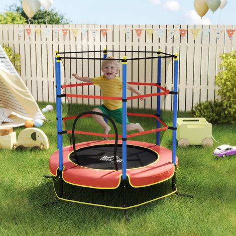 Avec filet de sécurité, pour les enfants de 3 à 10 ans Trampoline pour enfants