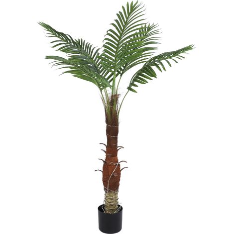 Beleuchtete Palme, 90 cm, 300 LEDs, künstliche Baumbeleuchtung, IP65 wasserdicht, pflegeleicht, beleuchtete Baumdekoration für den Garten, EU-Stecker 220 V (1/5)