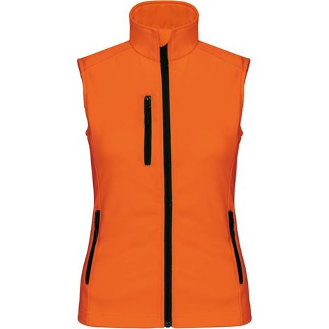 Bodywarmer Softshell femme Kariban imperméable Orange 4XL
