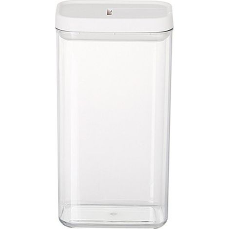 Bocal De Conservation Sous Vide - Réservoir En Acrylique Transparent Carré - Pour Café Grains Épices Thé - 500 ml 800 ml Ou 1200 ml - 1 Pièce (1/5)