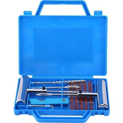 Coffret de Réparation de Pneu Automobile Outillage Mutifonction Crevaison avec Mèches (1/4)