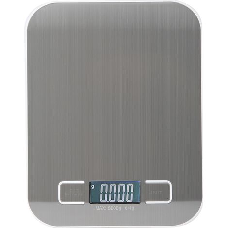 Balance électronique à boutons tactiles, outil de mesure pour aliments et cuisine, balance numérique 5 kg-AquaForge (1/5)