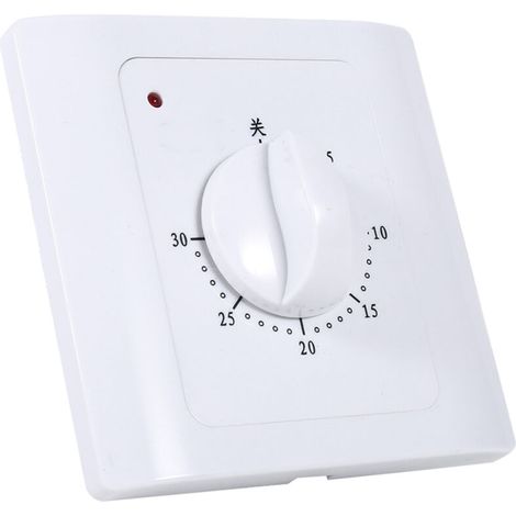 Stück Smart Plug Digital Timer 30 Min., AC 220V 10A Elektrischer Timer mit Timersteuerung