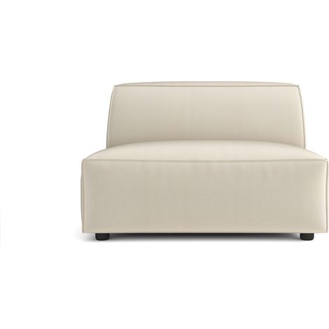 Californien-System-Modul Stoff Matt Velvet Ecru 100 cm (1/3)