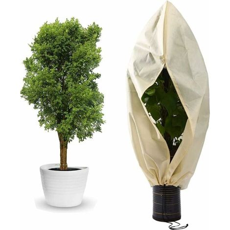 Plant Freeze Protection Covers, Winter Plant Frost Cover Blanket Jacket for Plants Trees Shrub with Drawstring, Upgraded Thickness Plant Cover for Winter (240200cm) (1/5)