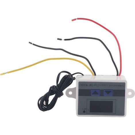 Thermostat de régulation de température XH-W3001 avec sonde de capteur étanche (24 V 240 W) (1/5)