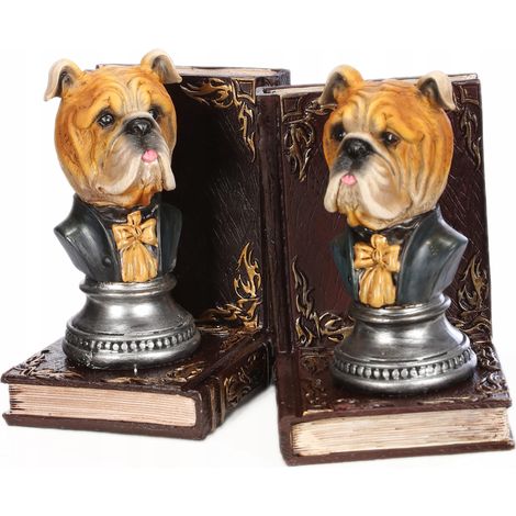 Serre-livres antidérapants en forme de chien - Décoration et cadeau (1/5)