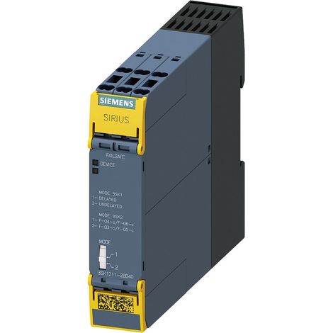 Siemens SIRIUS Dispositivo de conmutación de seguridad Extensión de salida 4RO con circuitos de liberación de relé, 3SK12112BB40