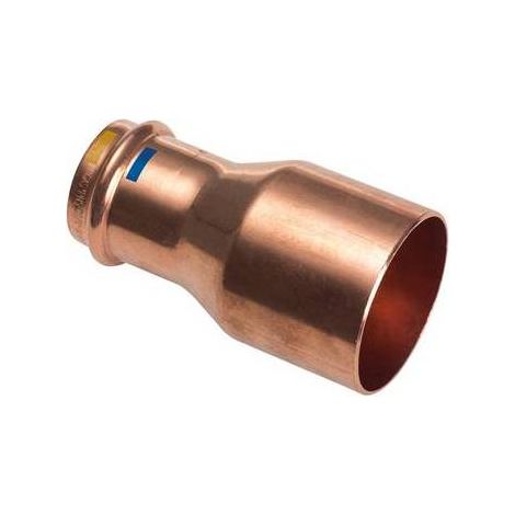 Raccordi a pressare in rame e bronzo per acqua e gas, serie B ONE.(DianFlex) Misura: Diam. 22 x 15