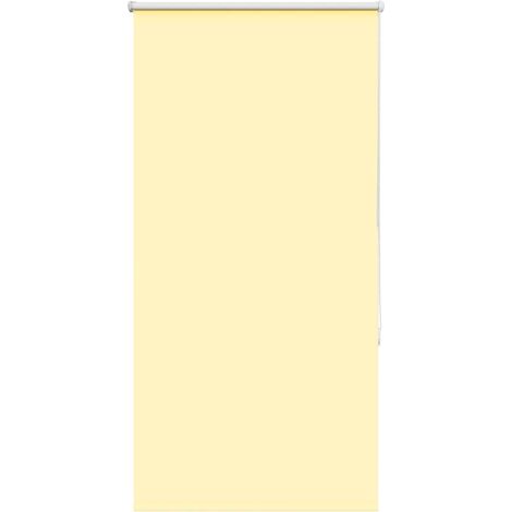 Verdunkelungsrollo Gelb 75x130 cm Stoffbreite 70,7 cm Polyester