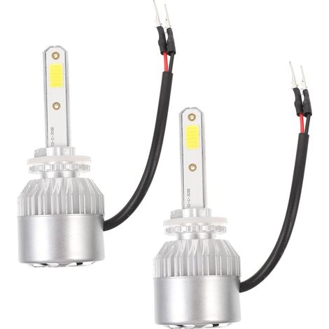 Ampoules de Phare à LED 880/881 36w 8000lm Blanc Étanche en Aluminium pour Remplacement Éclairage Voiture Haute Intensité 2 Pièces (1/5)