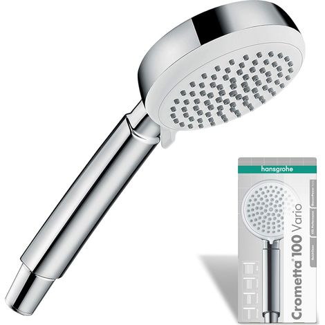 Crometta 100 Vario Handbrause, weiß/chrom, 26824400 (1/5)