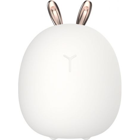Filiyano – Lampe Lapin en Silicone – Veilleuse Lapin Mignonne Lampe Lapin en Silicone Souple Veilleuse LED Animal avec Capteur Tactile Veilleuse (1/5)
