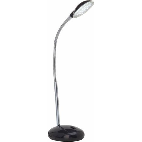 BRILLIANT Lampe Timmi LED Tischleuchte schwarz 1x 2W LED integriert, (100lm, 6000K) Mit Druckschalter an der Basis (1/4)