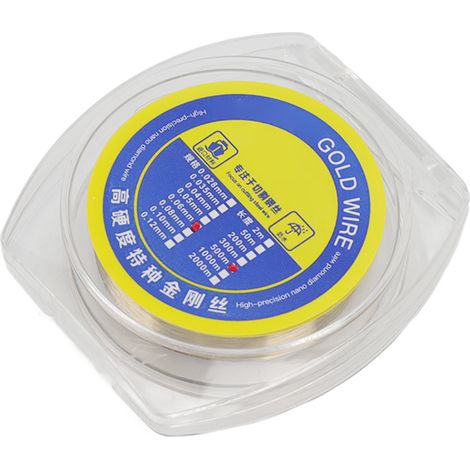 Fil de séparation pour écran LCD, 0.06mm, en acier allié au tungstène, haute résistance à la traction, ligne de résistance à l'usure 500m/1640,4 pieds (1/5)