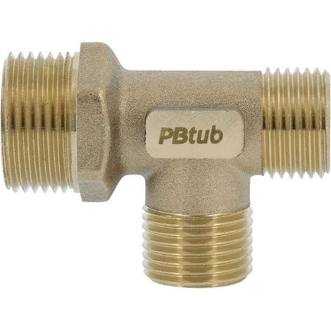 Collecteur mâle 3/4'' (20/27), 2 départs mâle 1/2'' (15/21), pour sanitaire