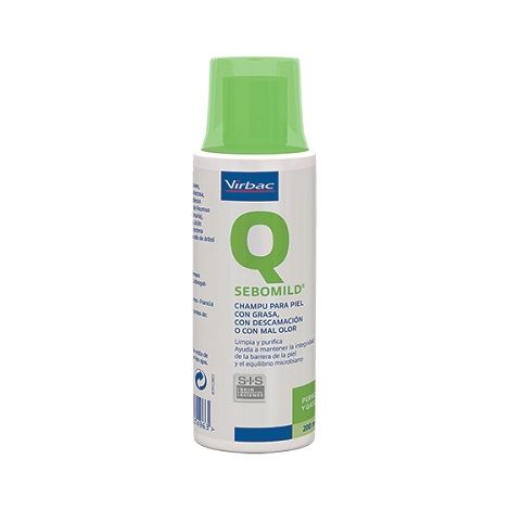 Sebomild -Champion fÐ©r Haustiere mit fettiger Haut 200 ml