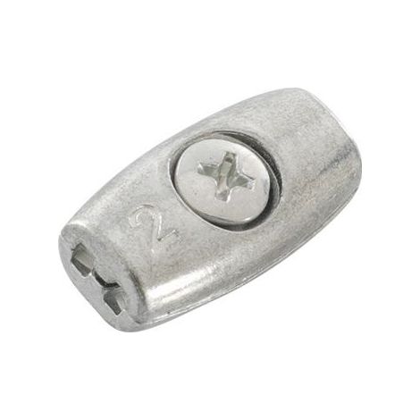 Connettore per filo diametro 2,5 mm per recinzioni elettriche