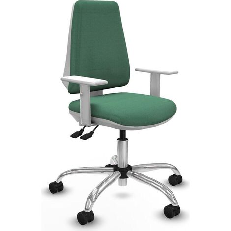 piqueras-y-crespo Silla Ergonómica Verde Esmeralda Confort (1/3)