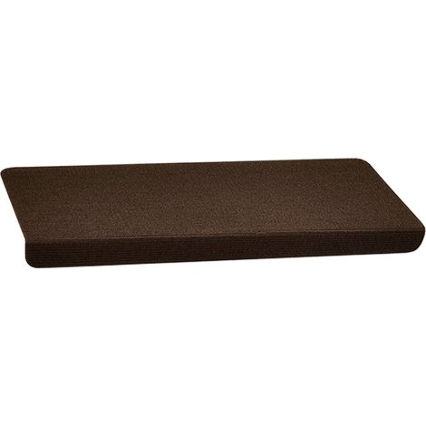 Tapis de marche d'escalier antidérapant, auto-adhésif, polyvalent, pour marches en bois, 9,44x25,19 pouces, café (1/5)