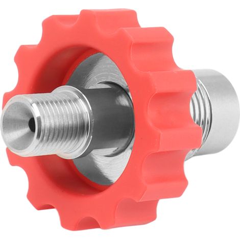 CO2-Aufblasanschluss G5/8 auf 1/4 BSPP Edelstahl Red Gear Sodawasserflaschen-Teile (1/5)
