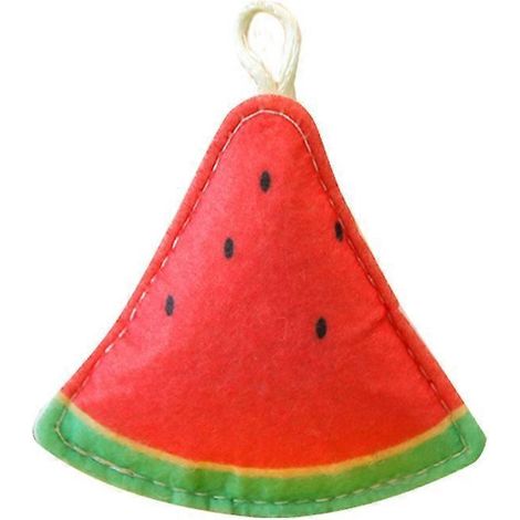 Weiches Stoff-Beißspielzeug für Kätzchen mit Katzenminzefüllung, Katzenspielzeug für Zuhause - Wassermelone G