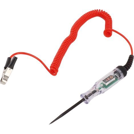 6-48V Kfz-Schaltungsprüfer mit LCD-Digitalanzeige, Gleichspannungsprüfer, Werkzeug für elektrische Systeme in Pkw, SUVs, Wohnmobilen und Lkw (1/5)