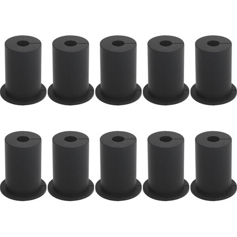 Kit de passage de câble Starlink 10 embouts silicone noir étanche pour trou mural 25,4 mm protection et finition soignée (1/5)