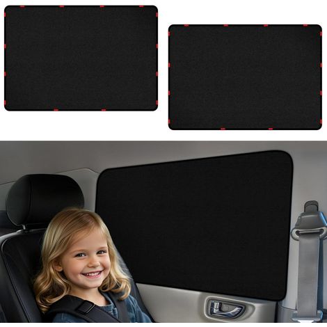 Magnetischer Auto Sonnenschutz 100x54cm, UV-Schutz, Sichtschutz, 2er-Pack (1/5)