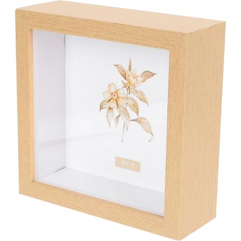 Cadre Photo 3d pour Spécimens 18 Cm en Panneau de Densité et Verre Synthétique, Protection des Photos et Décoration de Chambre ou Bureau pour Anniversaires (1/5)
