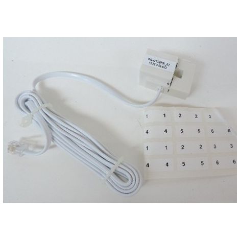 Transformateur de courant 50A avec câble 2m RJ 4P4C pour mesure du courant avec concentrateur TI Wiser Schneider EER33000