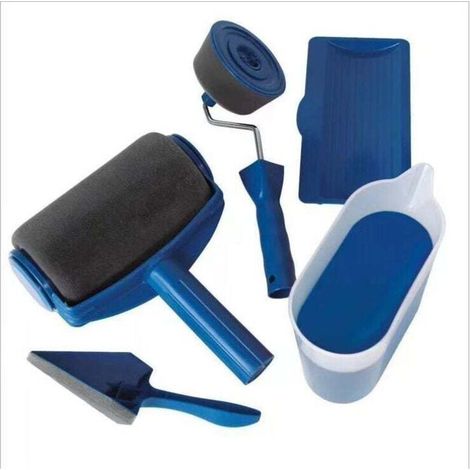 Paint Runner Pro Renovator 5-Piece Paint Roller Kit with Tank, MUMU Paint Roller Stain Repellent Roller Kit (1/4)